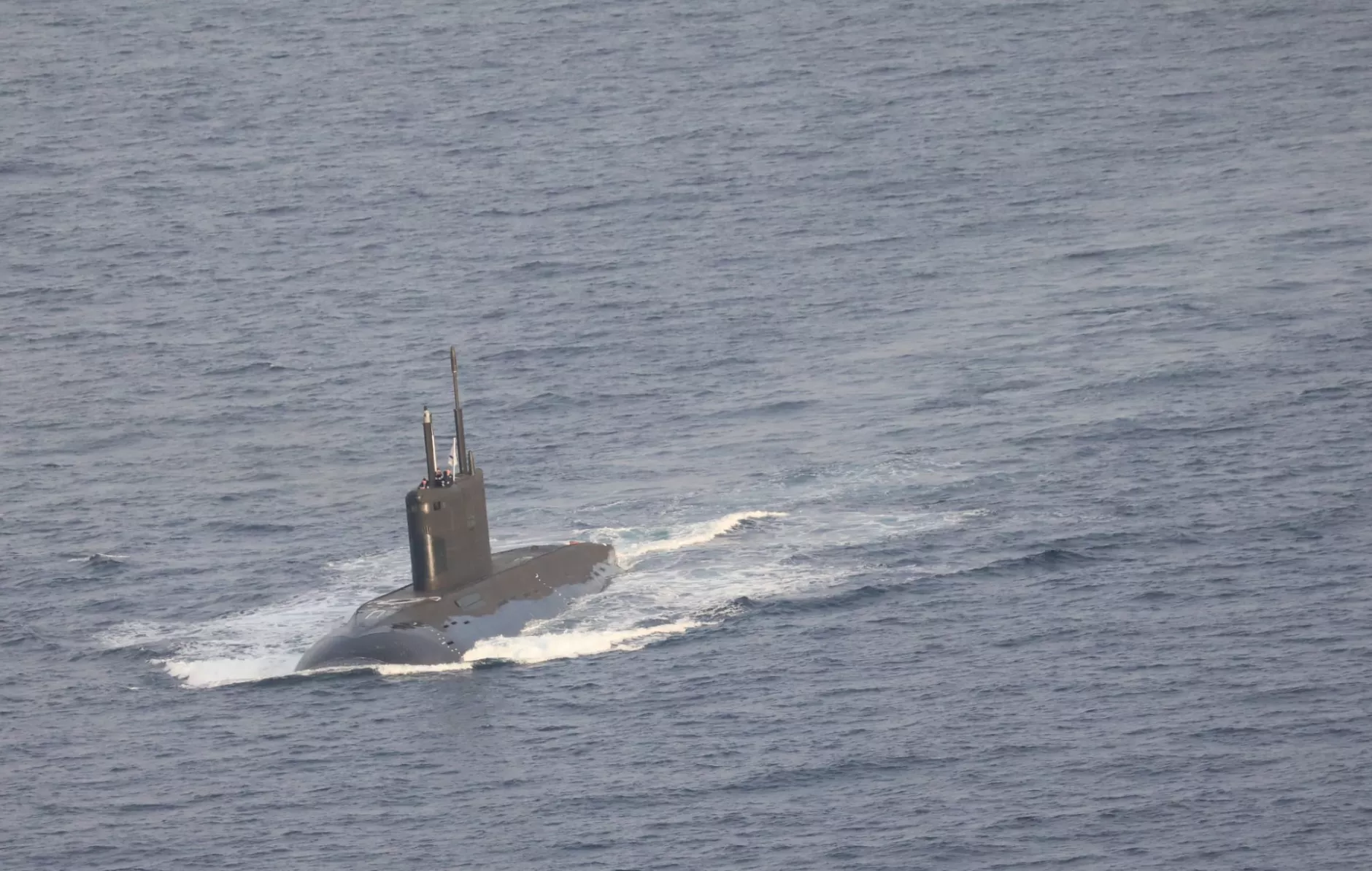 El submarino Novorossiysk (en la imagen) ha sido detectado en aguas de interés nacional