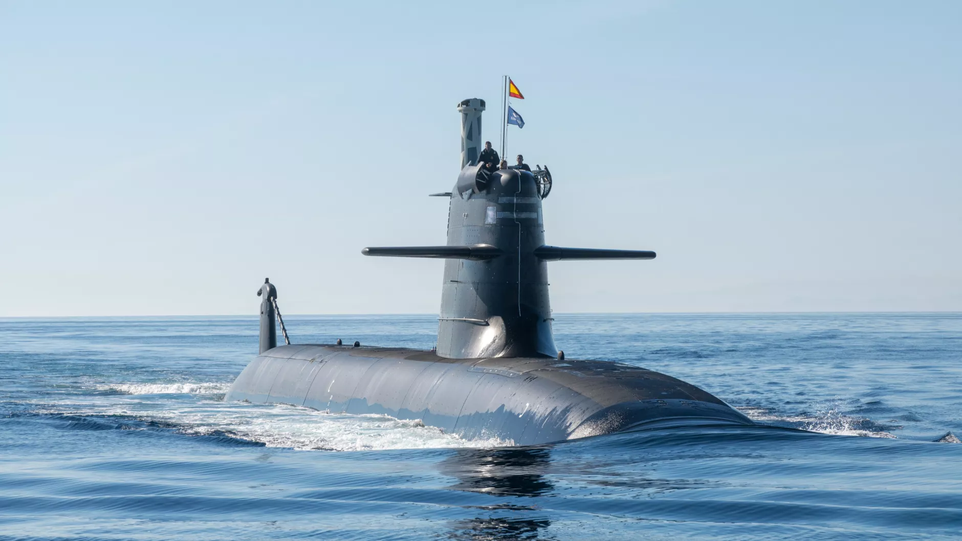 El S-81, uno de los submarinos convencionales más avanzados del mundo, opera en el Mediterráneo como parte de la operación Sea Guardian