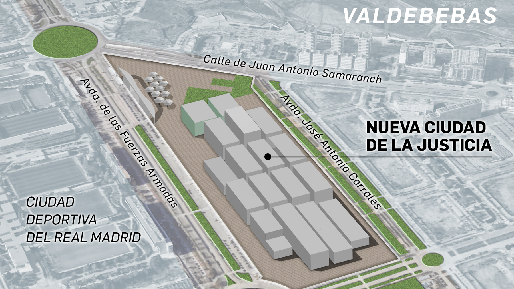 Madrid Lanza La Licitación De La Ciudad De La Justica 683 Millones De Euros Para Levantar Entre 0868