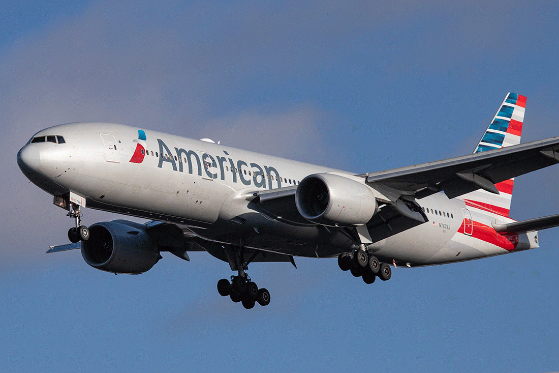 Un Boeing 777 de American Airlines