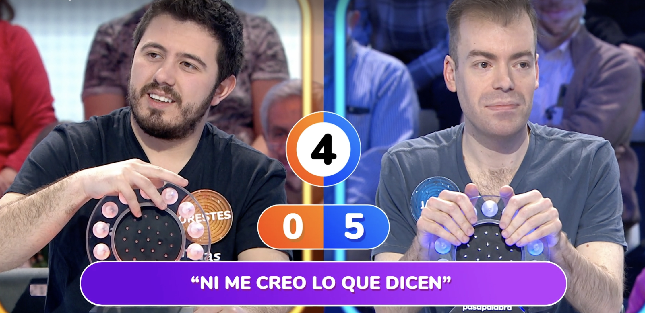 Orestes y Jaime, un dúo para la historia en 'Pasapalabra'