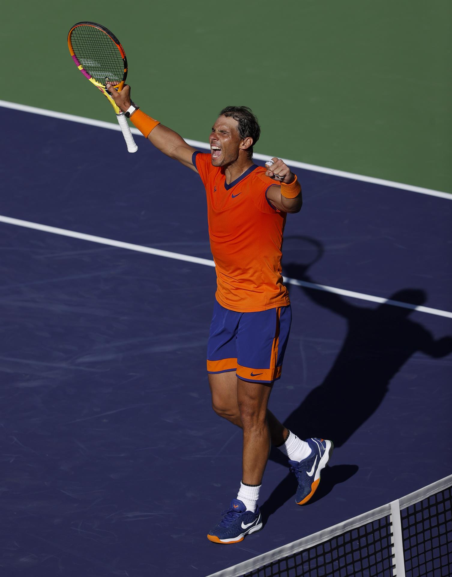 Nadal gana en Indian Wells otro partido imposible