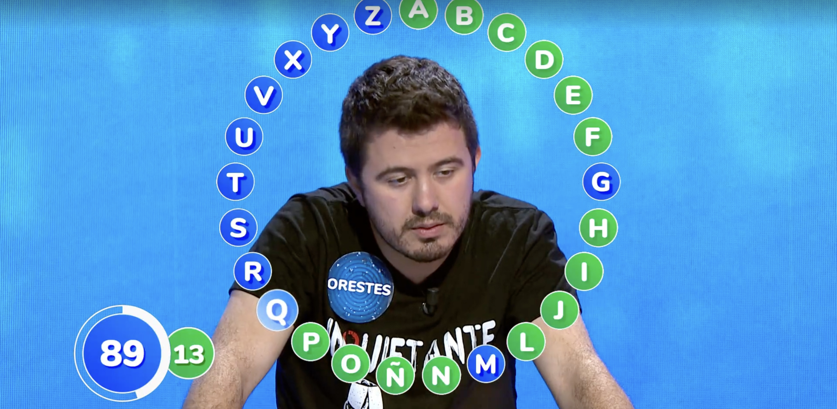 El número exacto de preguntas que Orestes ha acertado en 'Pasapalabra'