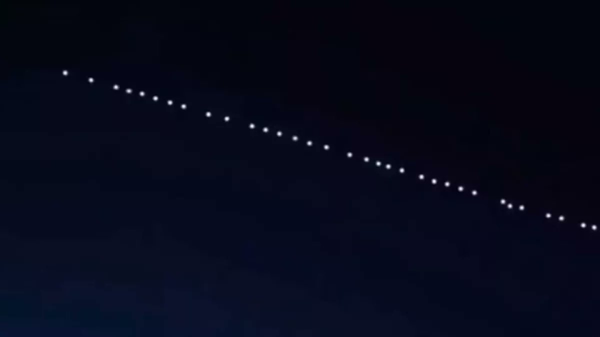 Los satélites de Elon Musk podrán verse esta semana desde España
