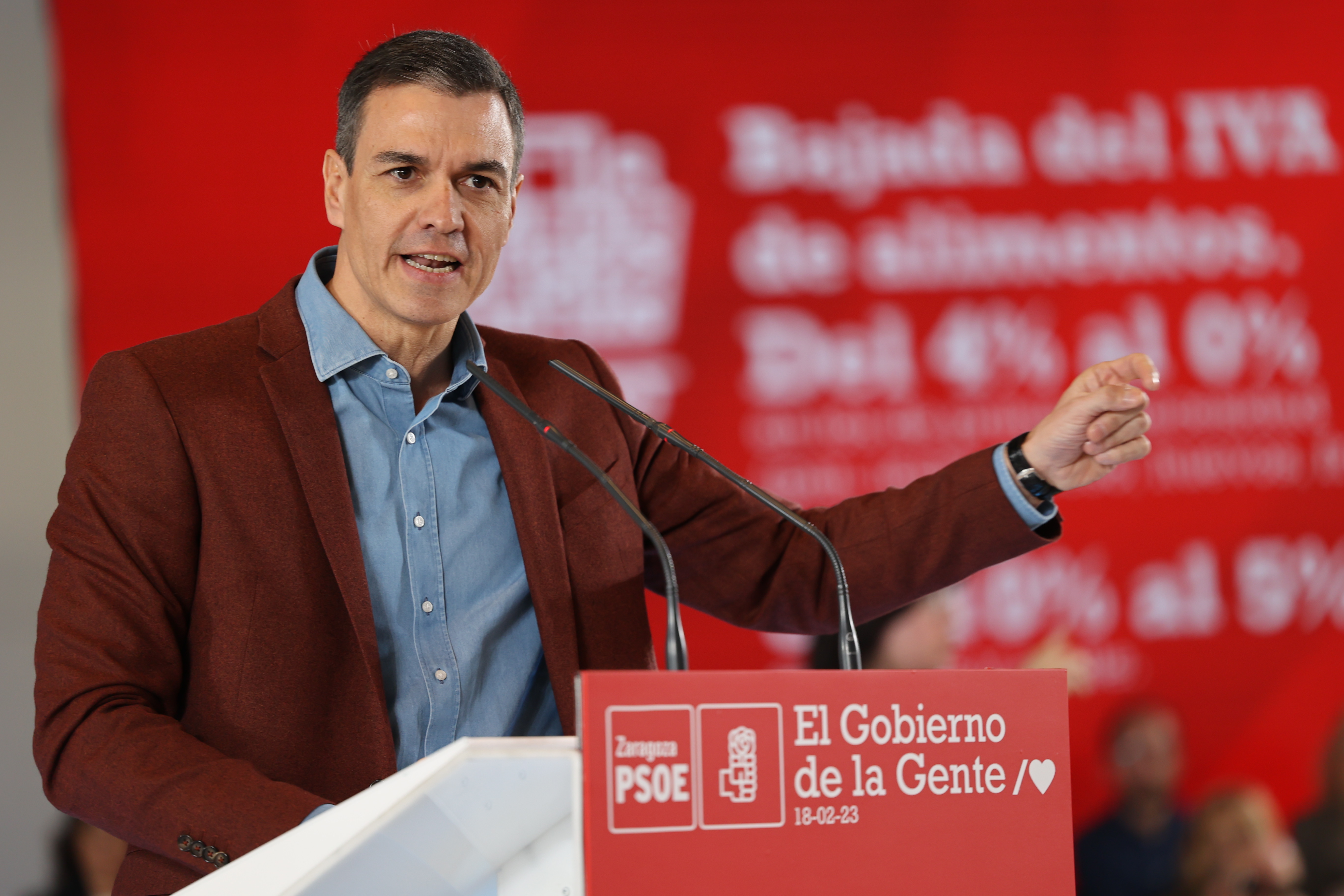 Directo | Pedro Sánchez acude a un acto de campaña en Zaragoza