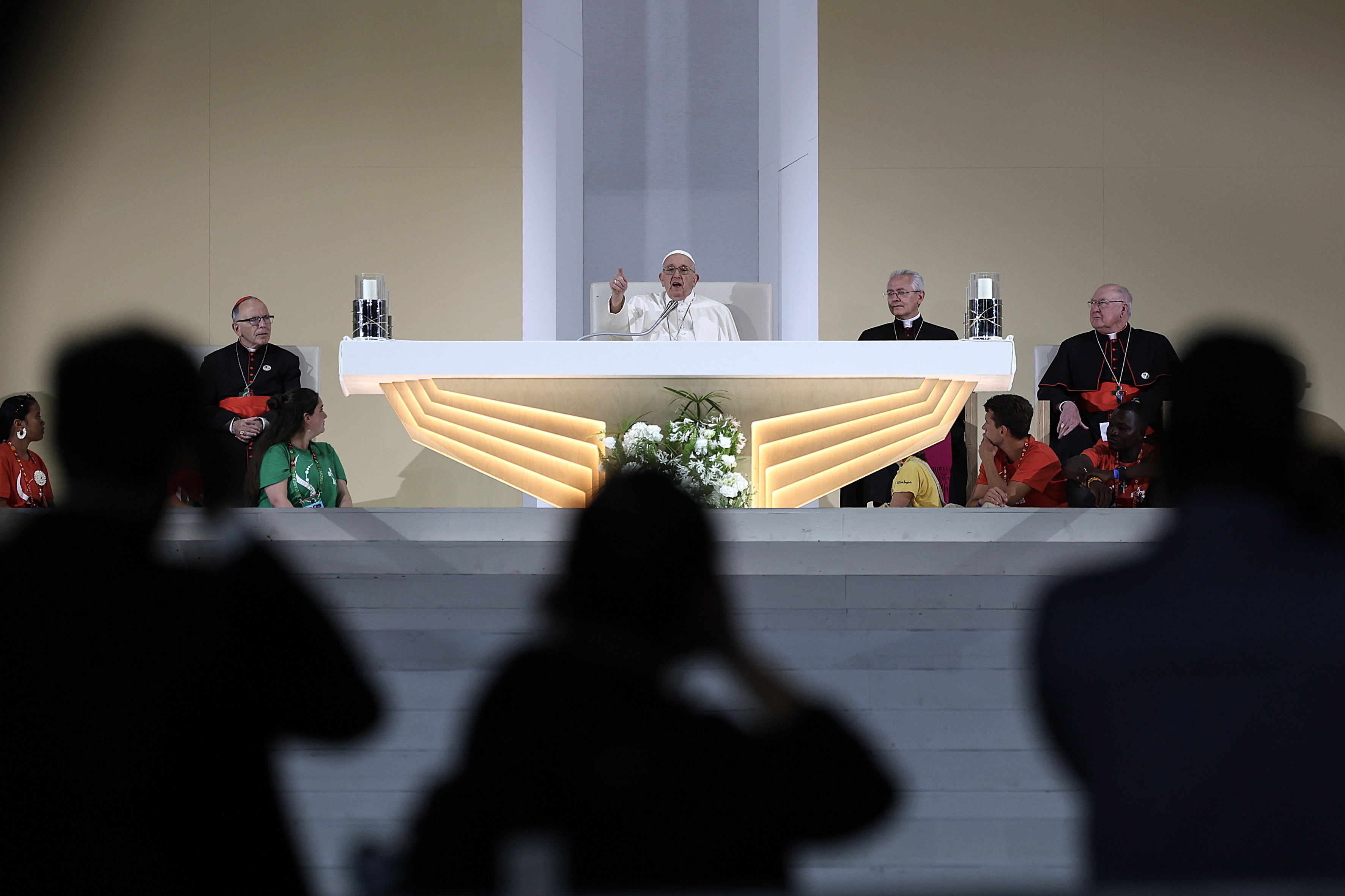 Las imágenes que deja la noche de vigilia con el Papa Francisco en la JMJ