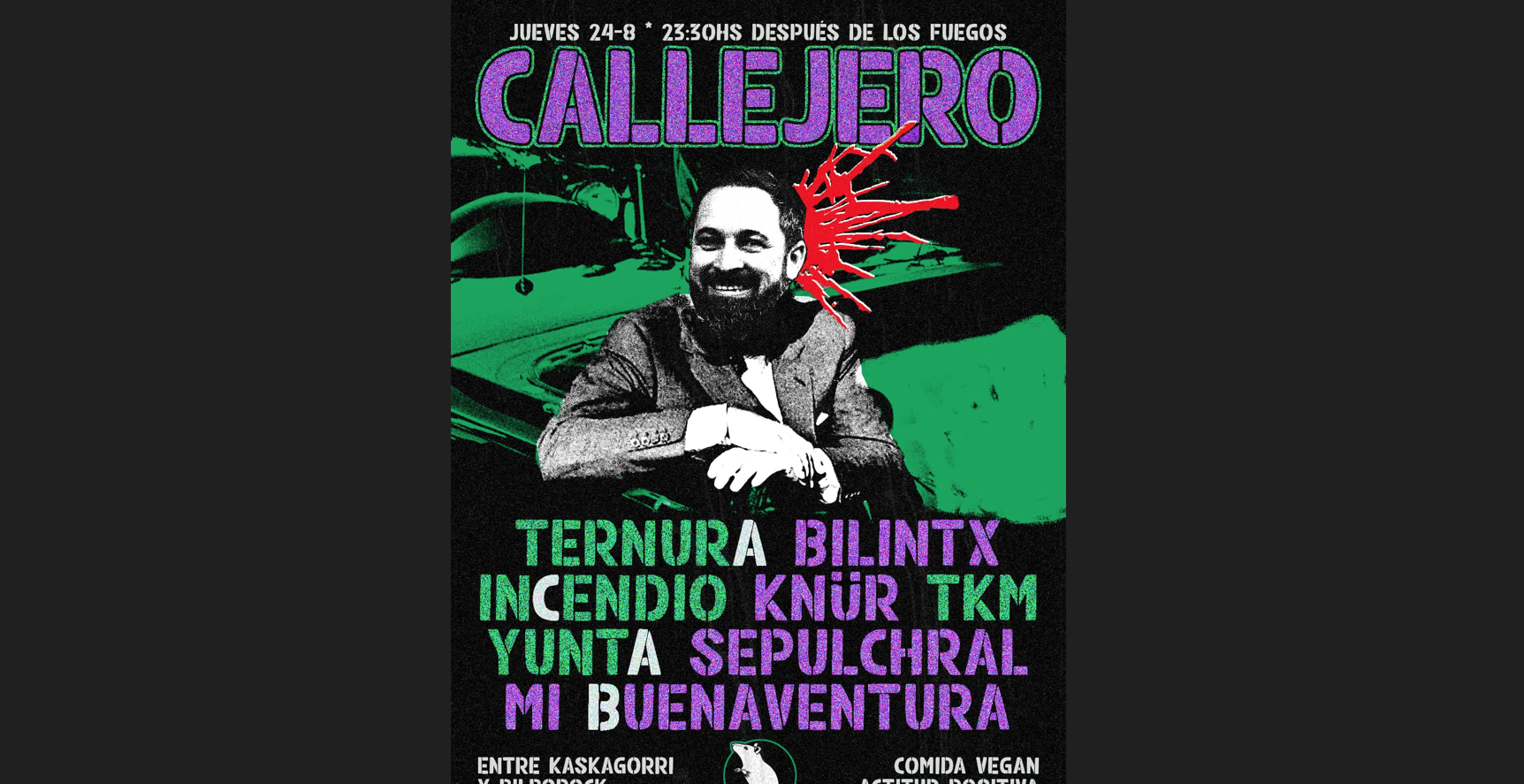 Vox denunciará el cartel del tiro en la nuca a Abascal: «Viven en la ...