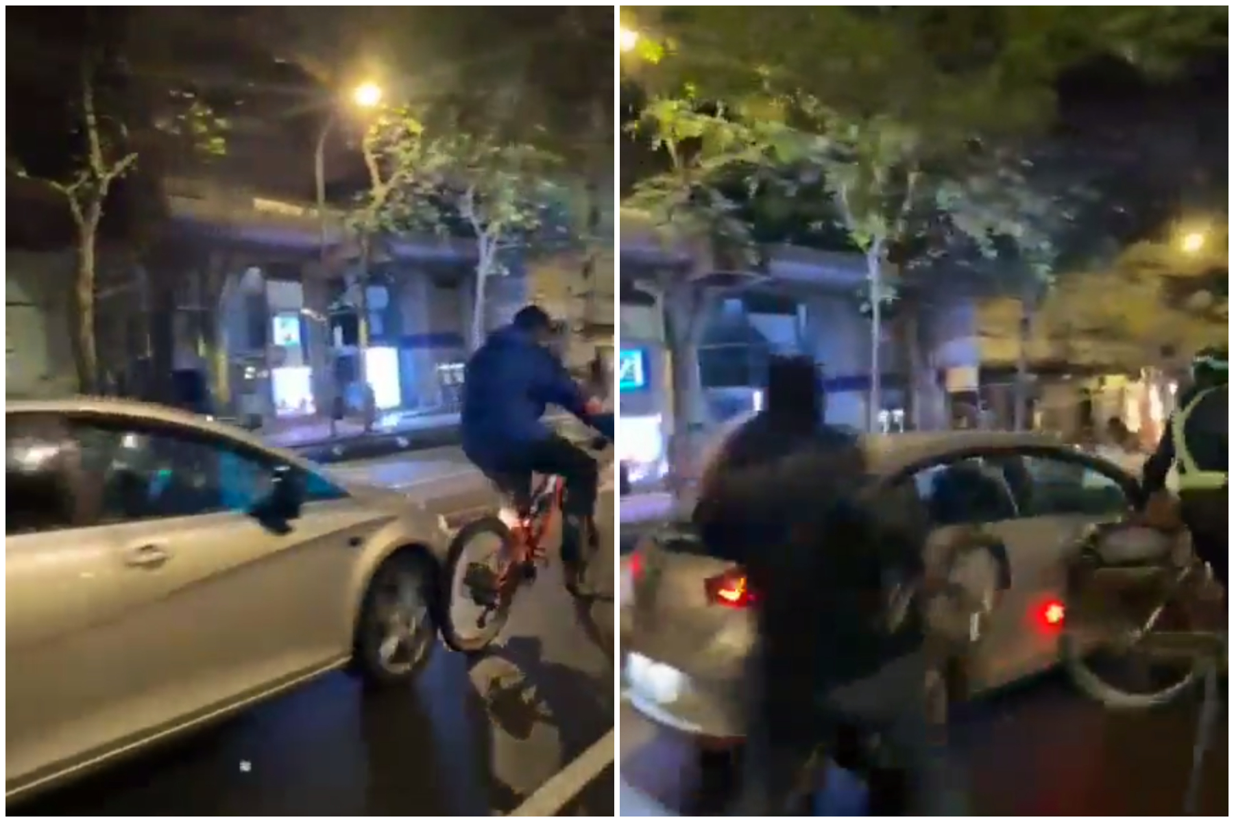 Un coche arrolla a un grupo de ciclistas en una marcha en Madrid y se ...
