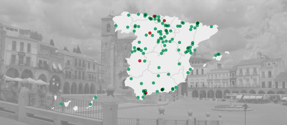 El Mapa De Los Pueblos Más Bonitos De España El Norte Gana Al Sur 8836