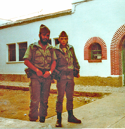 Legionarios de guardia en Montejaque