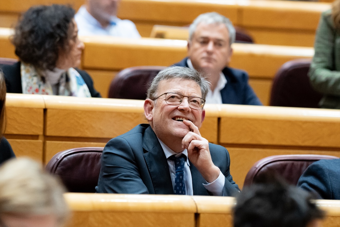 El expresidente de la Generalitat Ximo Puig, en el Senado