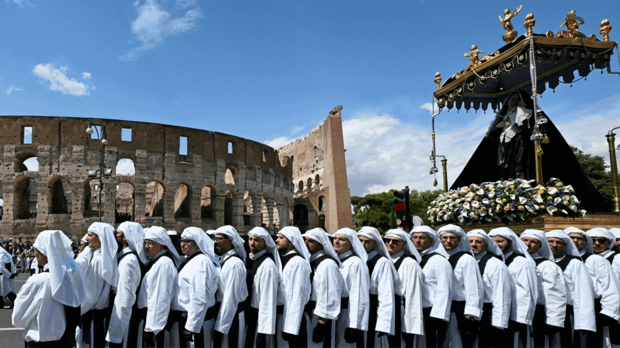Gif portada Gran Procesión Jubileo Roma