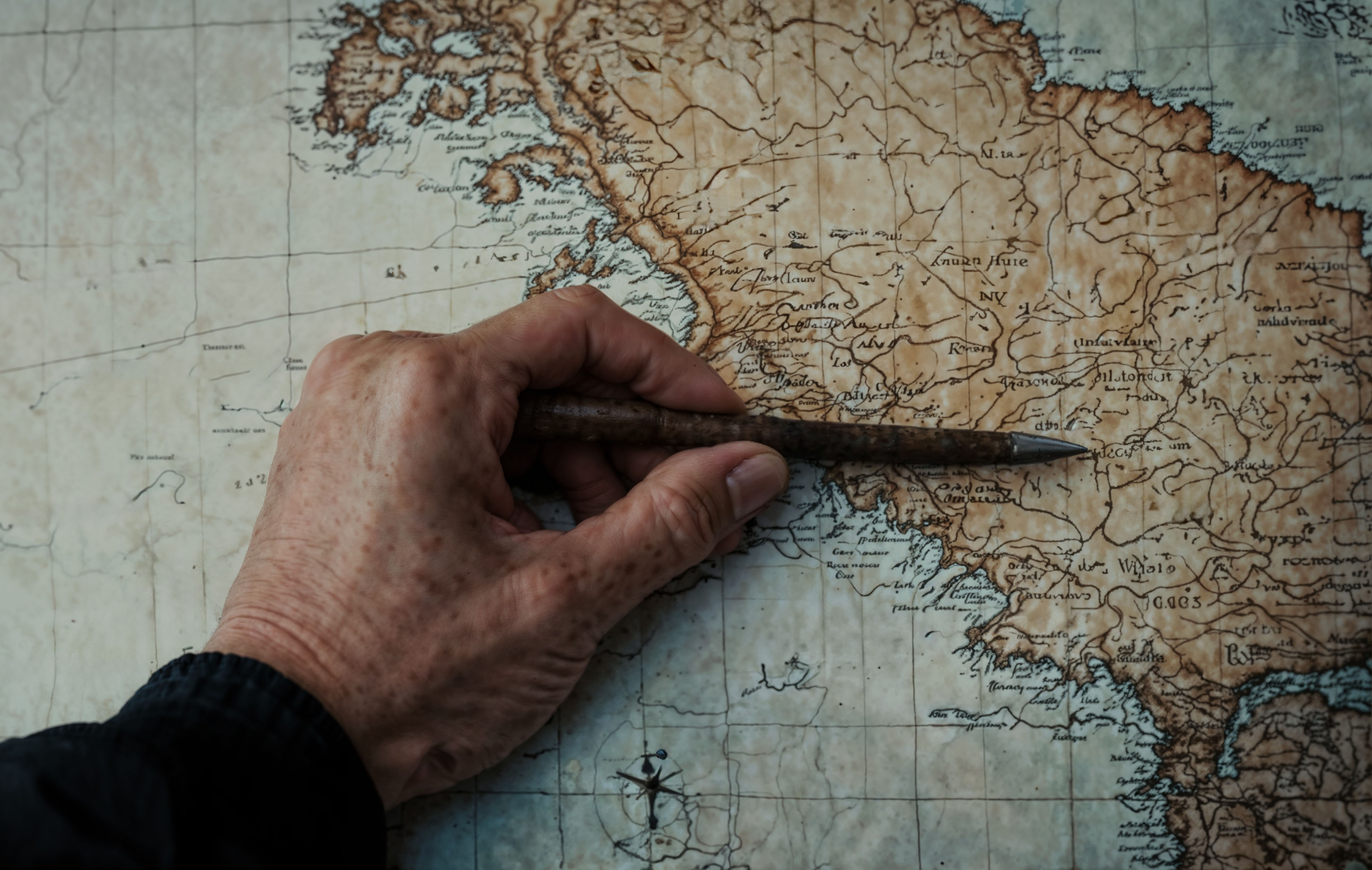 Ilustración de un mapa