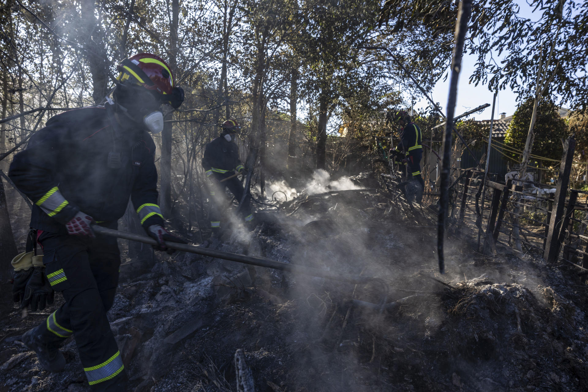 Los piquetes de las brigadas forestales de Madrid en huelga provocan ...