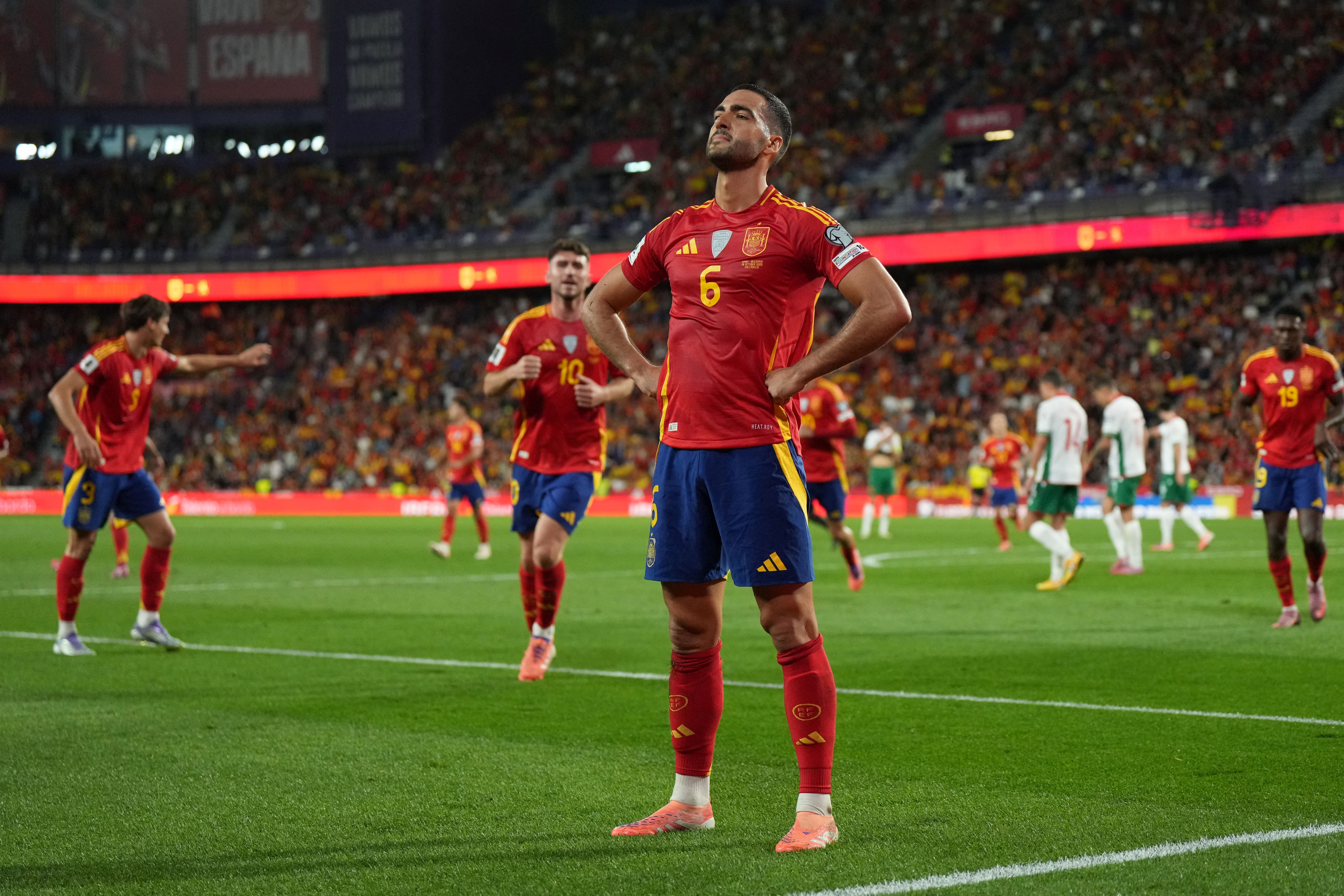 M Merino España golea a Bulgaria con exhibición de Mikel Merino y deja ...