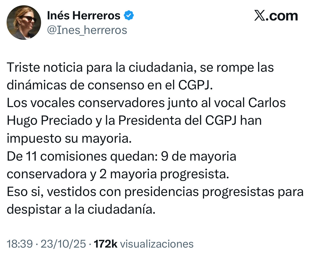 Tres vocales del CGPJ reaccionan contra la renovación de las comisiones ...