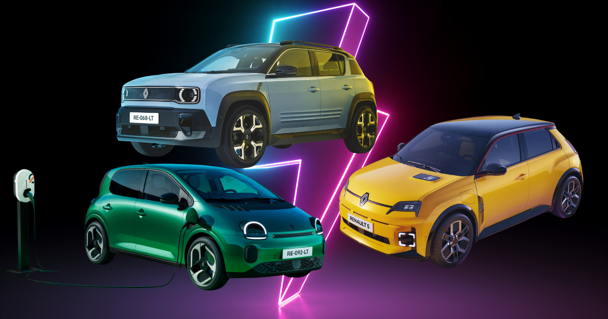 R5 R4 Scr La trilogía eléctrica de Renault para democratizar la electromovilidad ...