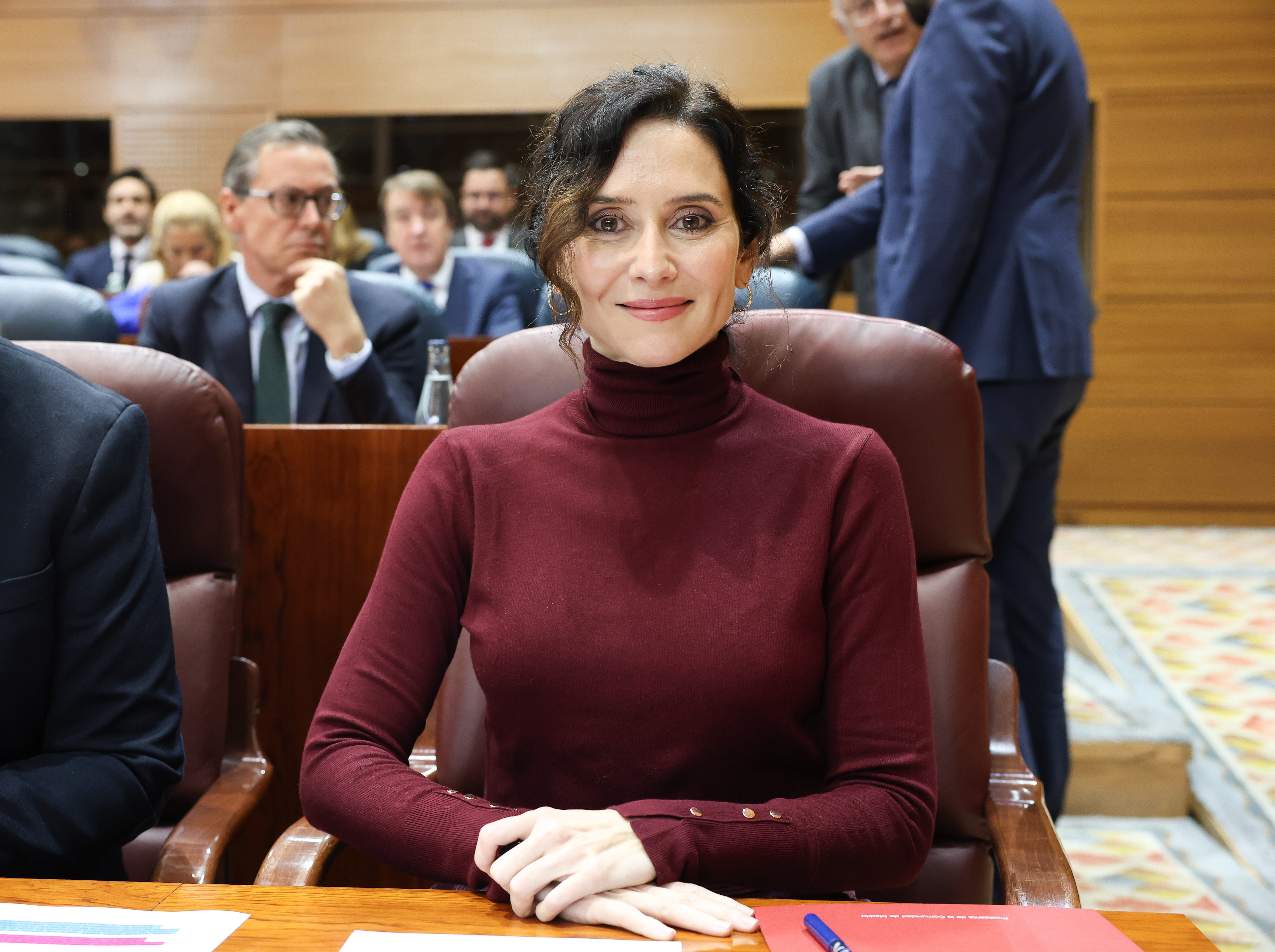 Ayuso asiste al Pleno de la Asamblea de Madrid, en directo