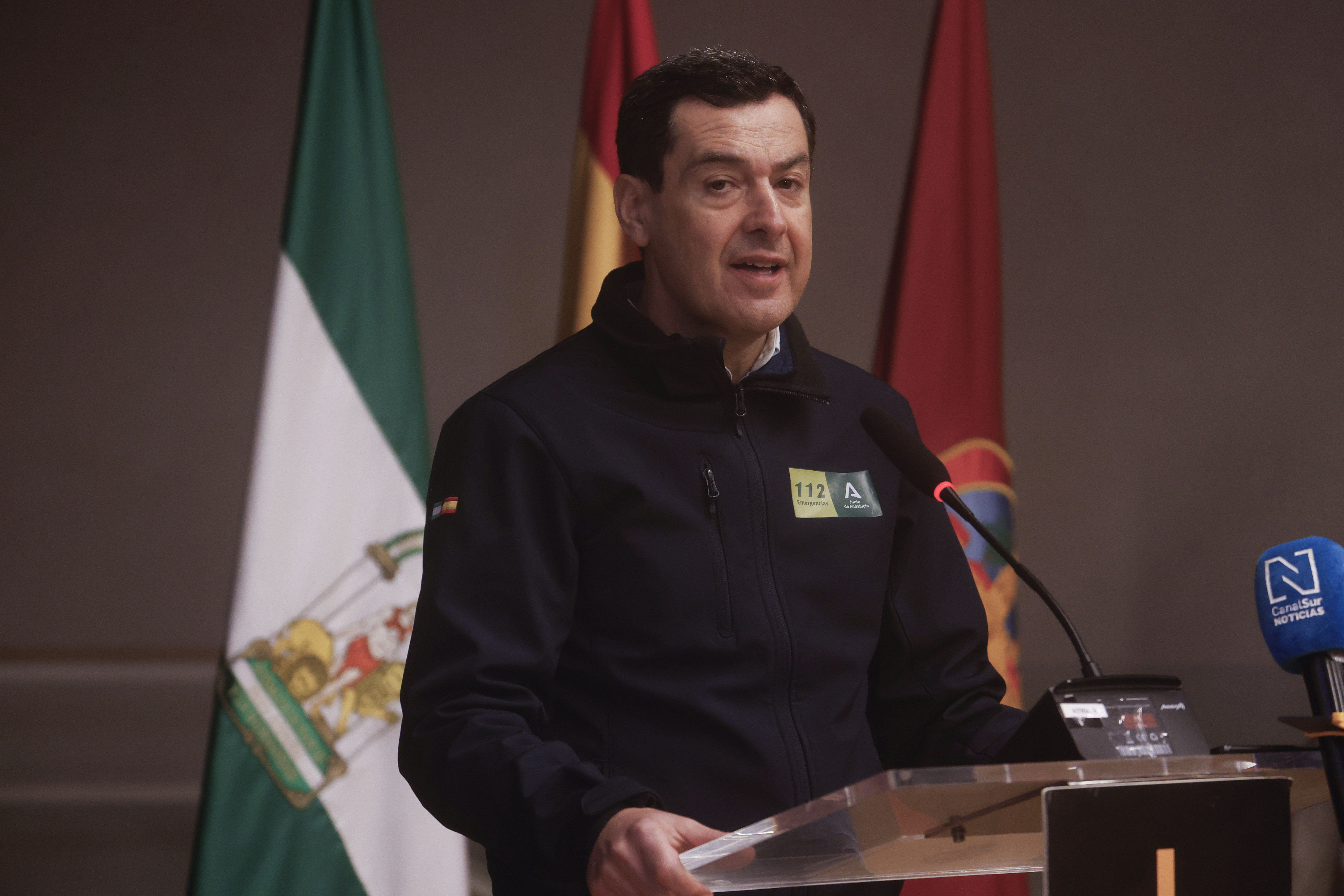 Juanma Moreno prevé pérdidas «millonarias» por las inundaciones: «El ...