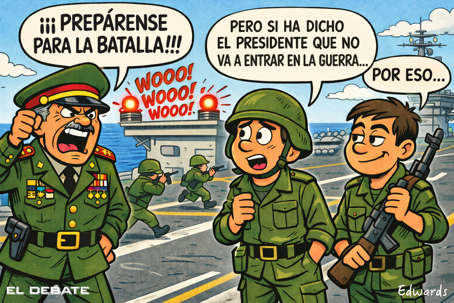 Edwards | No a la guerra