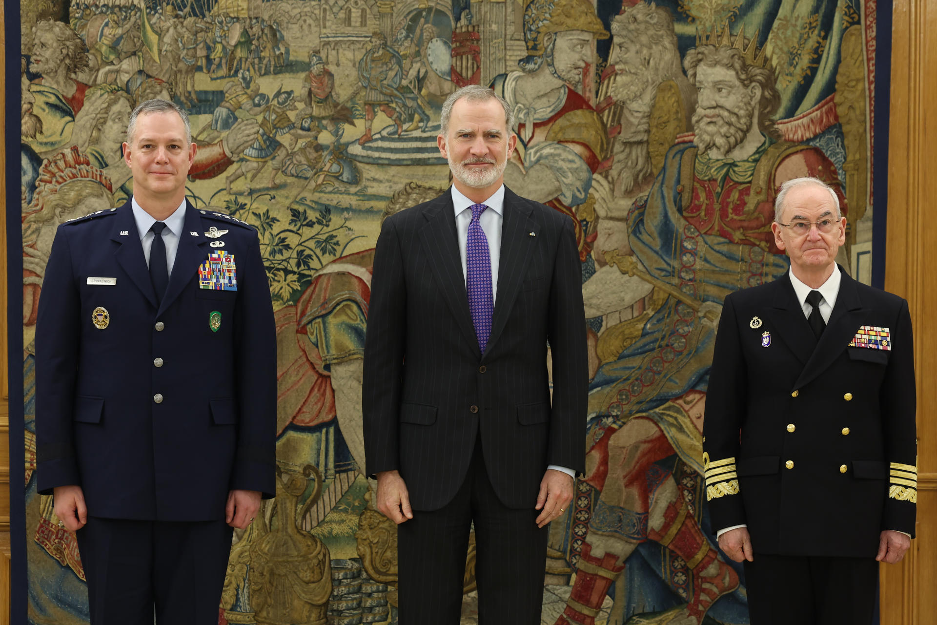 General Rey Ardo Casa Real: El Rey recibe al general estadounidense de más alto rango en ...