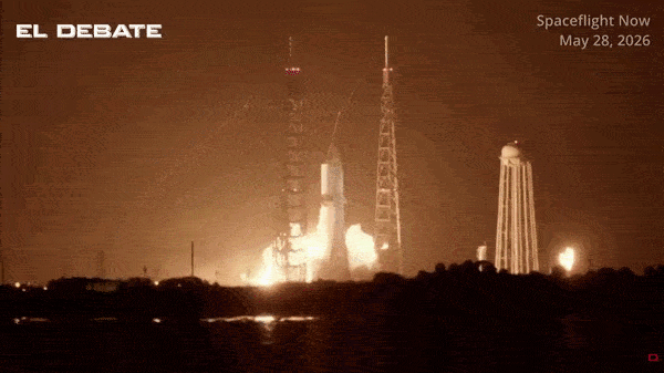 GIF Explosión del cohete de Blue Origin