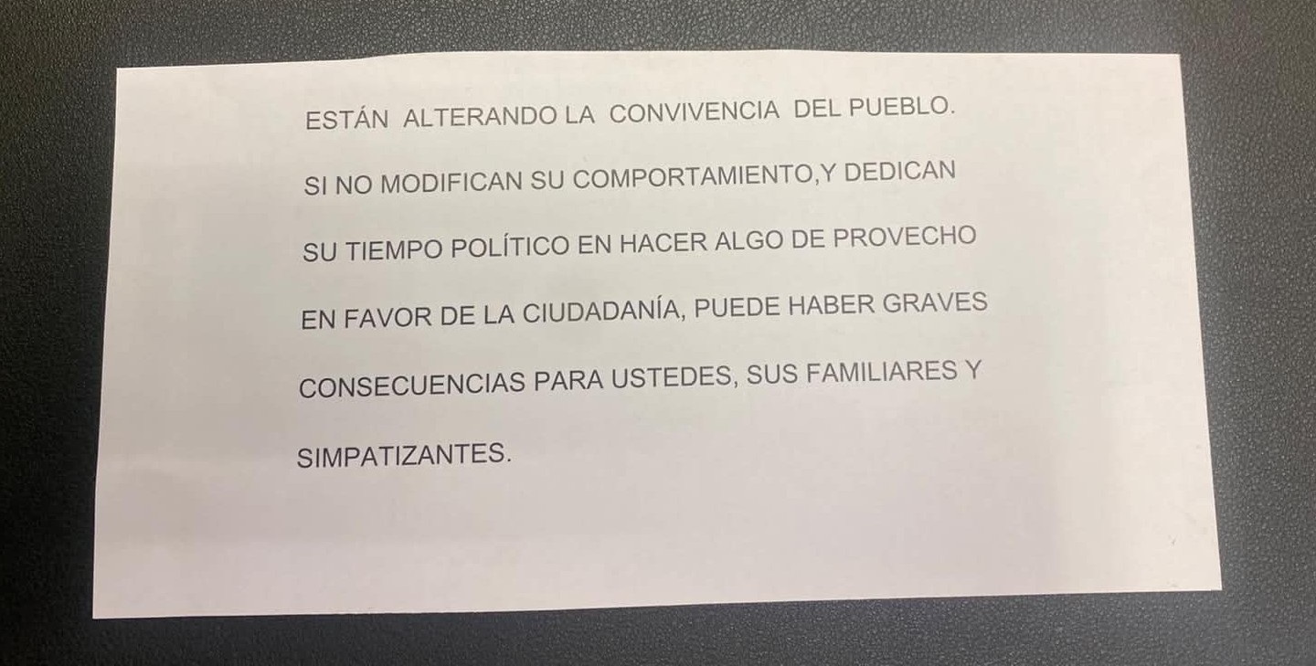Vox denuncia que ha recibido una carta con amenazas en su sede de ...