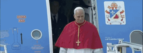 Imágenes del Papa en España durante la mañana del 6 de junio