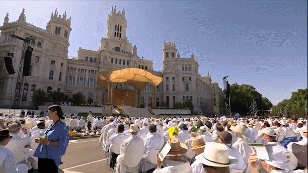 Imágenes de la Misa del Papa