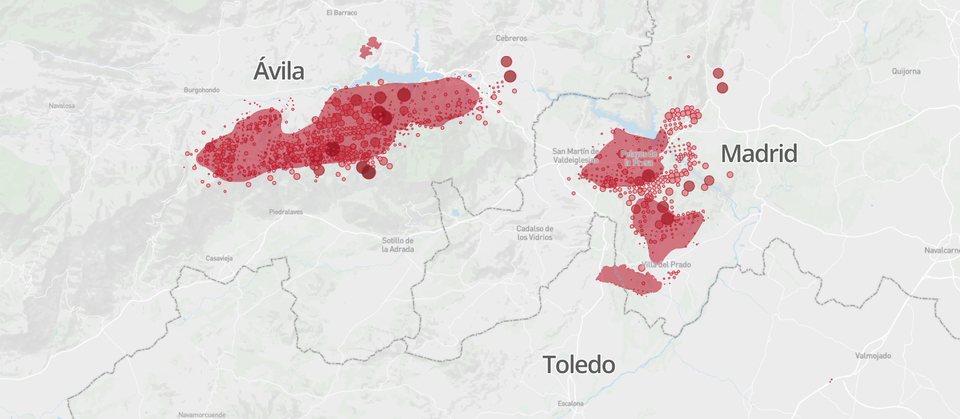 Mapa As Evolucionan Los Incendios De Madrid Y vila Por Los Que Se mapa-as-evolucionan-los-incendios-de-madrid-y-vila-por-los-que-se