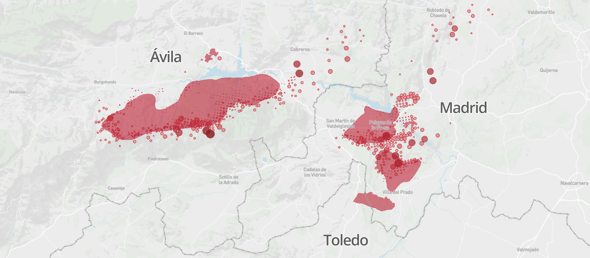 Mapa As Evolucionan Los Incendios De Madrid Y vila Por Los Que Se mapa-as-evolucionan-los-incendios-de-madrid-y-vila-por-los-que-se