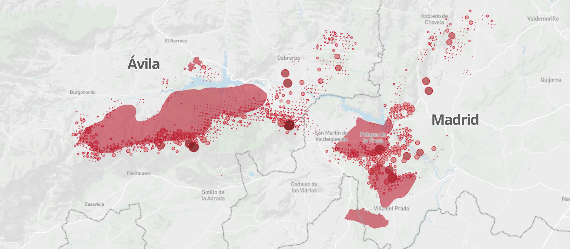 Mapa As Evolucionan Los Incendios De Madrid Y vila Por Los Que Se mapa-as-evolucionan-los-incendios-de-madrid-y-vila-por-los-que-se