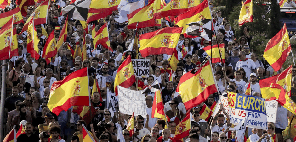 GIF Manifestaciones por Ceuta